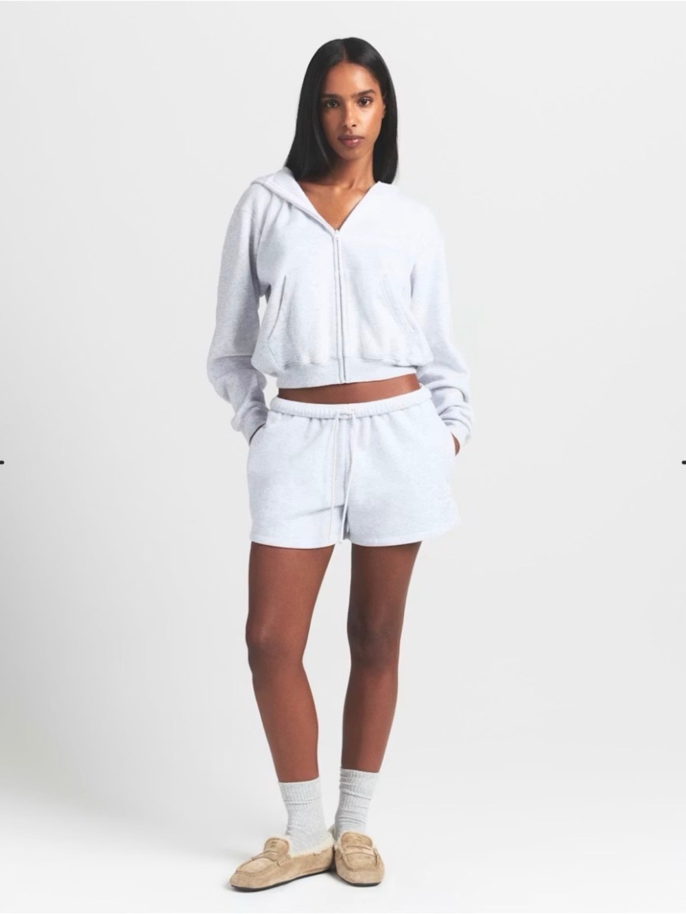 NWT SKIMS Cotton Fleece Classic Short